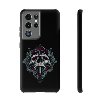 Samsung Galaxy Spade Skull Cover -- Samsung Galaxy Spade Skull Cover - undefined Phone Case | JLR Design