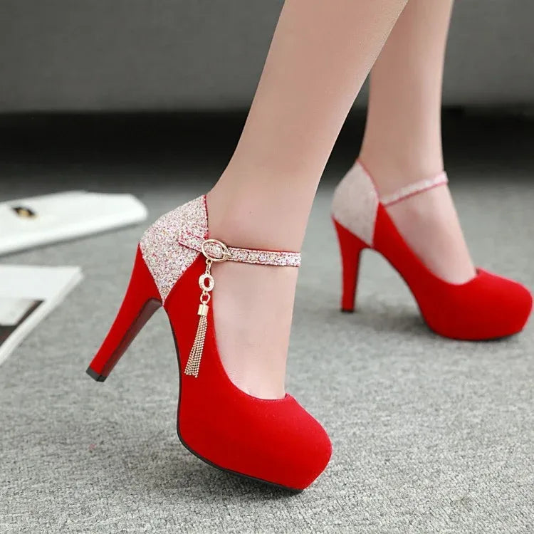 samt-high-heels-mit-paillettenbesatz-high-heels-jlr-design-68268 - JLR Design