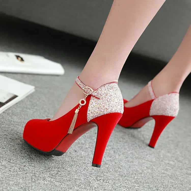 samt-high-heels-mit-paillettenbesatz-high-heels-jlr-design-33145 - JLR Design