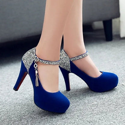 samt-high-heels-mit-paillettenbesatz-high-heels-jlr-design-58328 - JLR Design