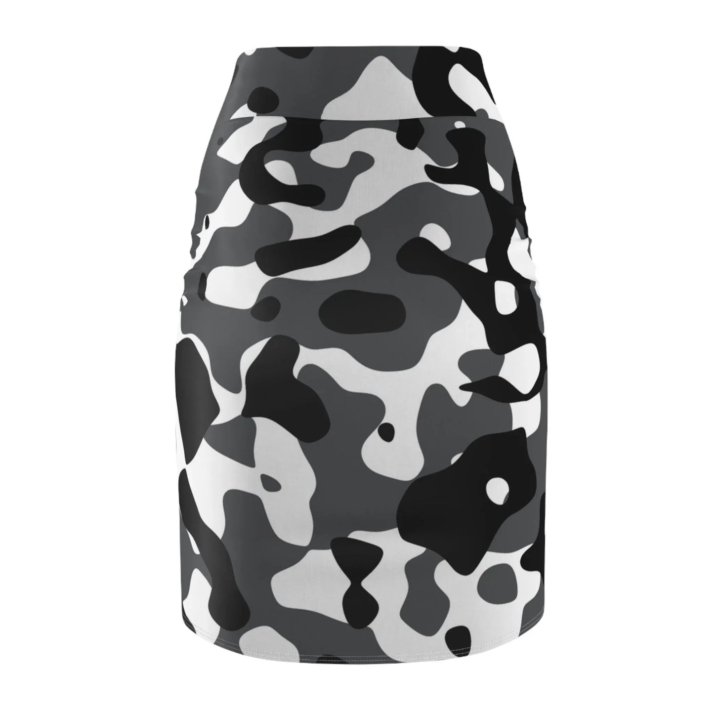 schwarz-grau-weiss-camouflage-bleistiftrock-all-over-prints-jlr-design-33560 - JLR Design