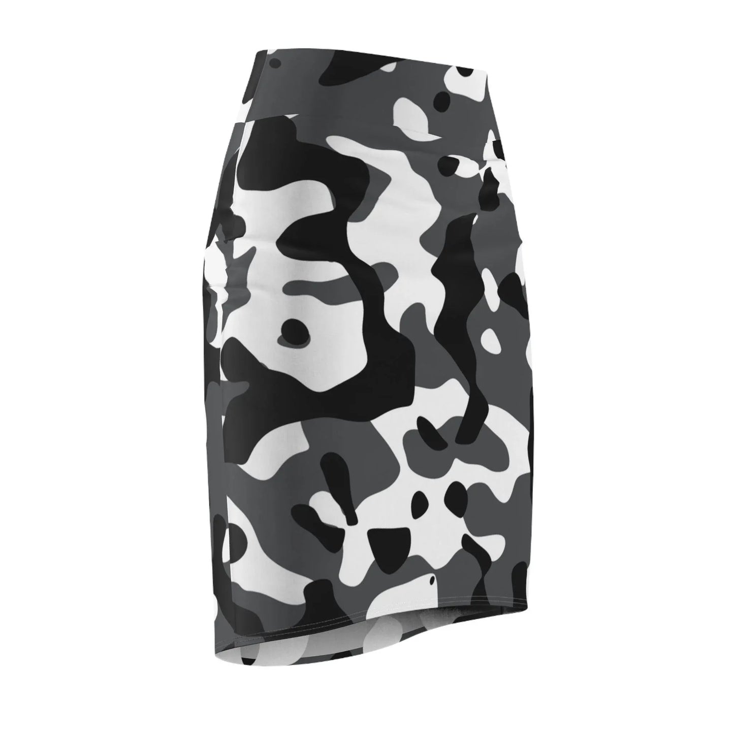 schwarz-grau-weiss-camouflage-bleistiftrock-all-over-prints-jlr-design-18390 - JLR Design