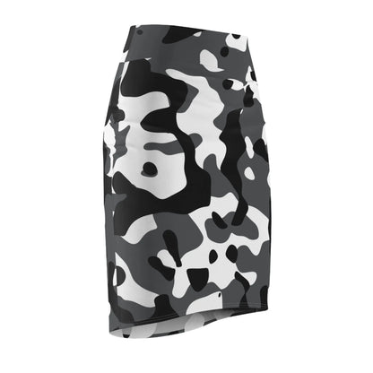 schwarz-grau-weiss-camouflage-bleistiftrock-all-over-prints-jlr-design-18390 - JLR Design