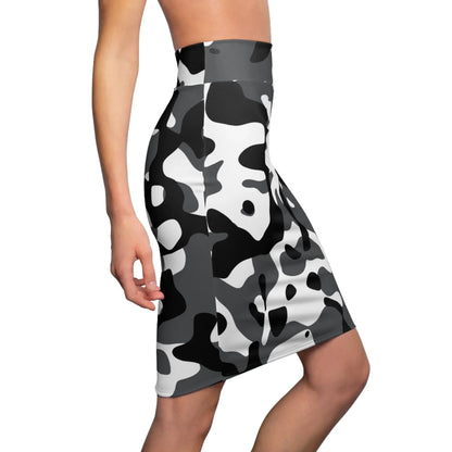 schwarz-grau-weiss-camouflage-bleistiftrock-all-over-prints-jlr-design-62279 - JLR Design