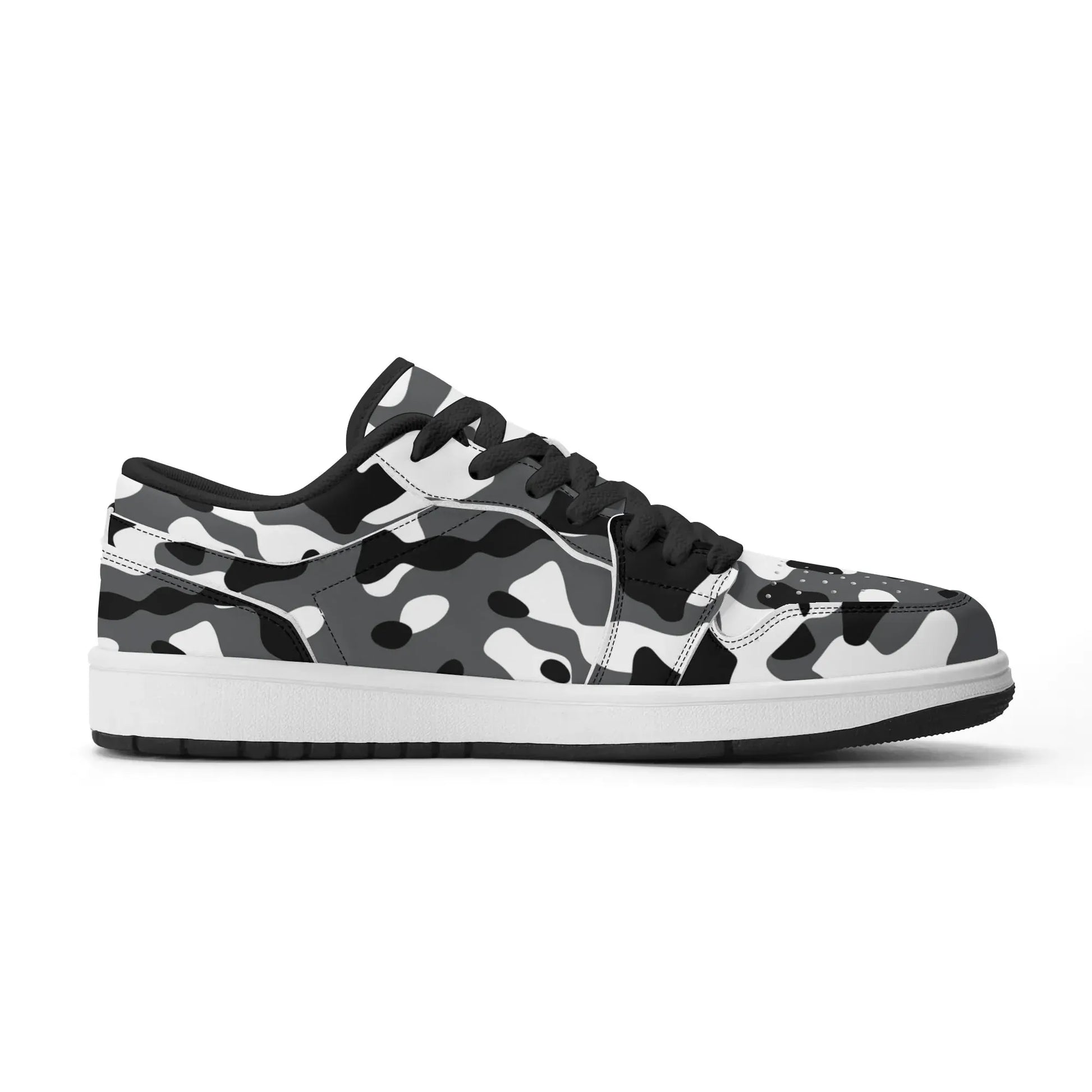 schwarz-grau-weiss-camouflage-low-top-leder-sneaker-fur-herren-sneaker-jlr-design-19706 - JLR Design