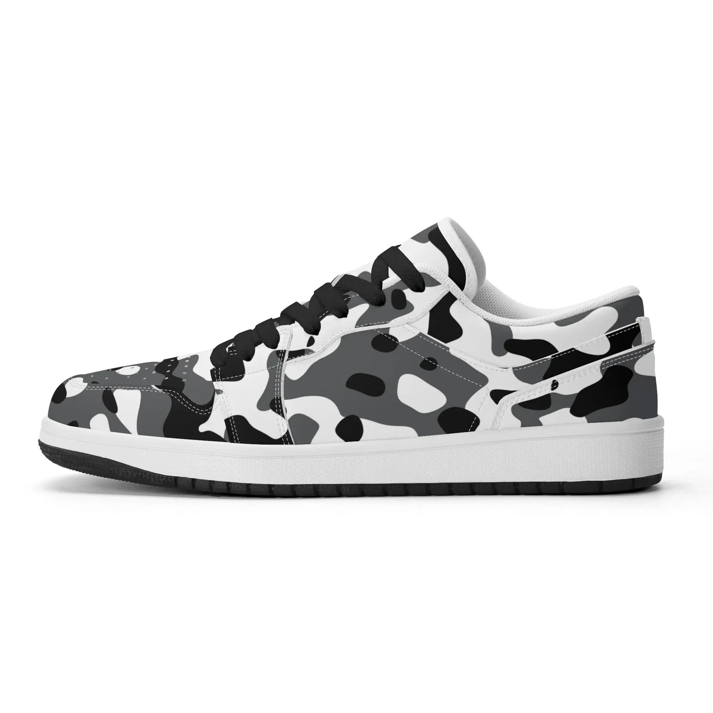 schwarz-grau-weiss-camouflage-low-top-leder-sneaker-fur-herren-sneaker-jlr-design-29111 - JLR Design