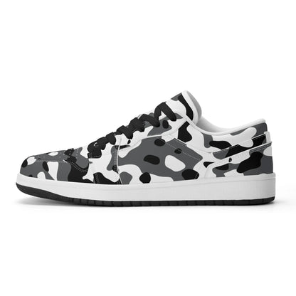 schwarz-grau-weiss-camouflage-low-top-leder-sneaker-fur-herren-sneaker-jlr-design-29111 - JLR Design