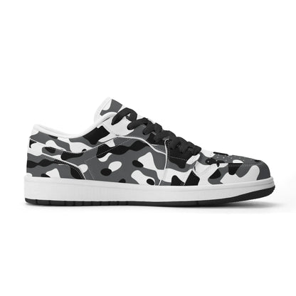 schwarz-grau-weiss-camouflage-low-top-leder-sneaker-fur-herren-sneaker-jlr-design-68041 - JLR Design