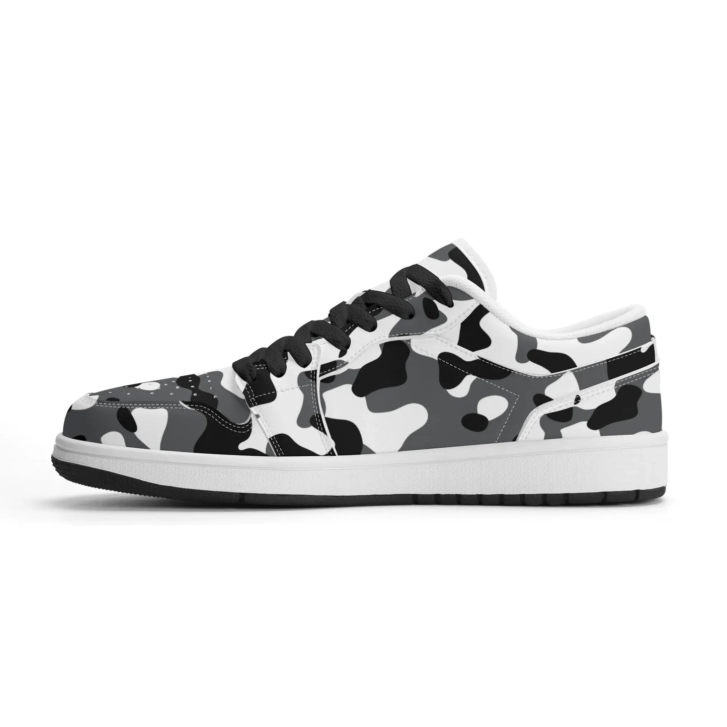 schwarz-grau-weiss-camouflage-low-top-leder-sneaker-fur-herren-sneaker-jlr-design-30089 - JLR Design