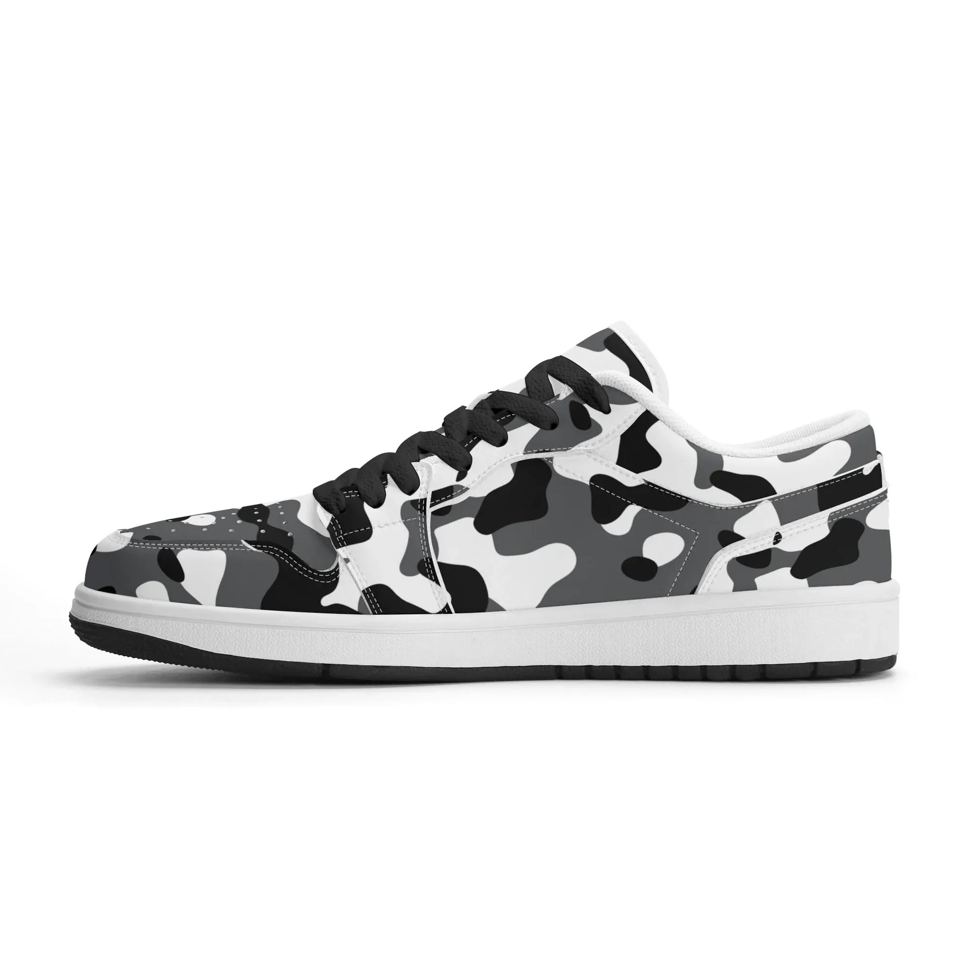 schwarz-grau-weiss-camouflage-low-top-leder-sneaker-fur-herren-sneaker-jlr-design-30089 - JLR Design