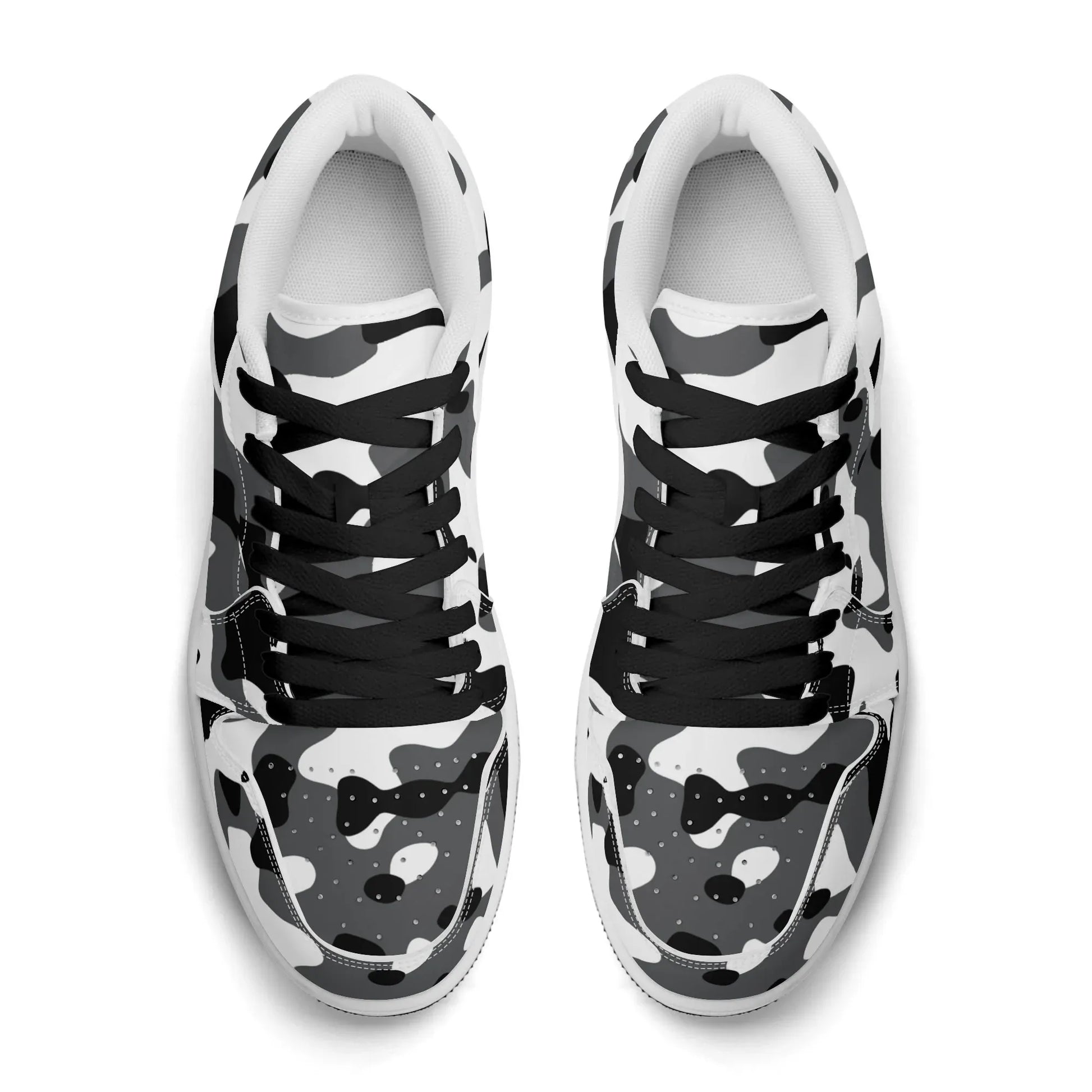 schwarz-grau-weiss-camouflage-low-top-leder-sneaker-fur-herren-sneaker-jlr-design-63385 - JLR Design