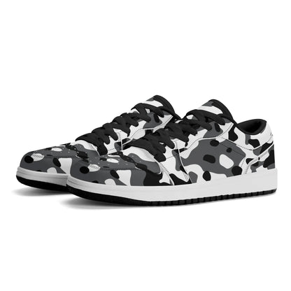schwarz-grau-weiss-camouflage-low-top-leder-sneaker-fur-herren-sneaker-jlr-design-79728 - JLR Design