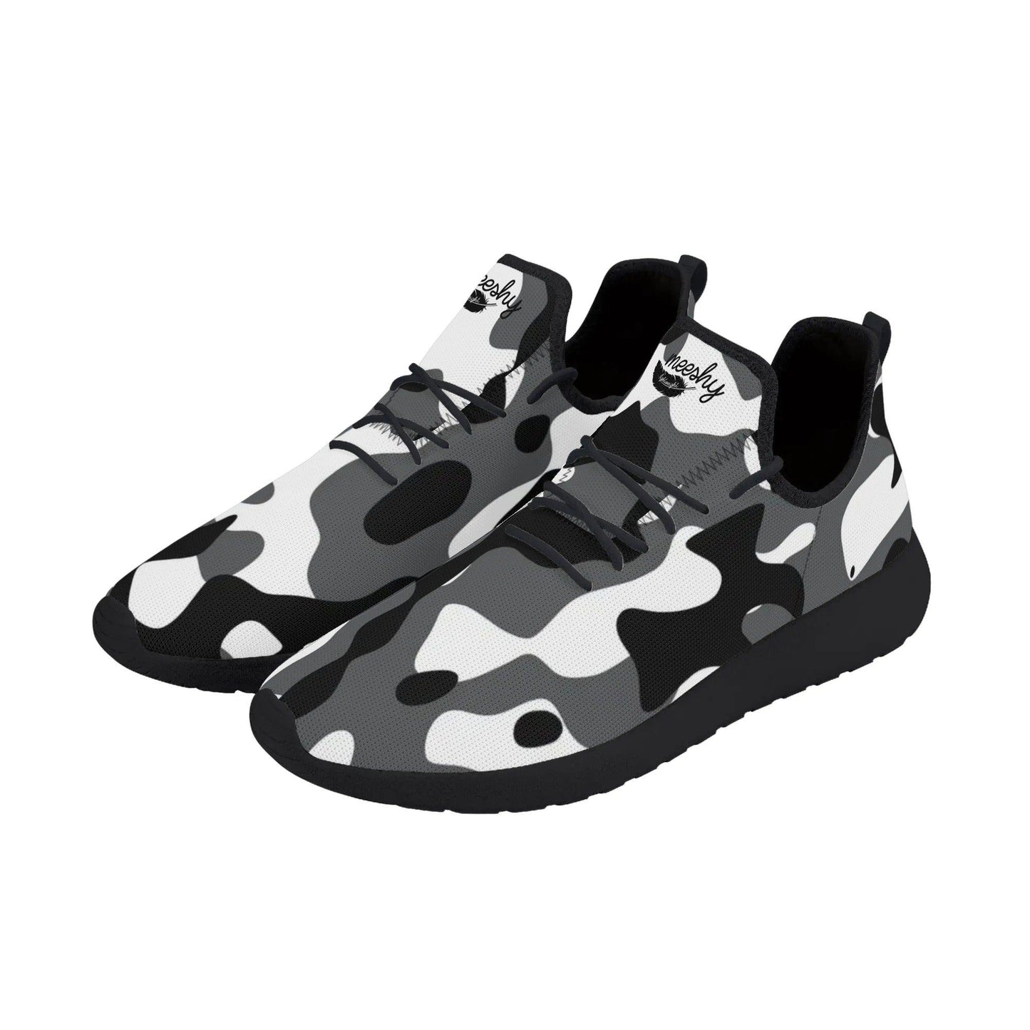 Schwarz Grau Weiß Camouflage Meeshy Lightweight Sneaker für Damen Sneaker 86.99 Camouflage, Damen, Lightweight, Meeshy, schwarz, Sneaker, Weiß JLR Design