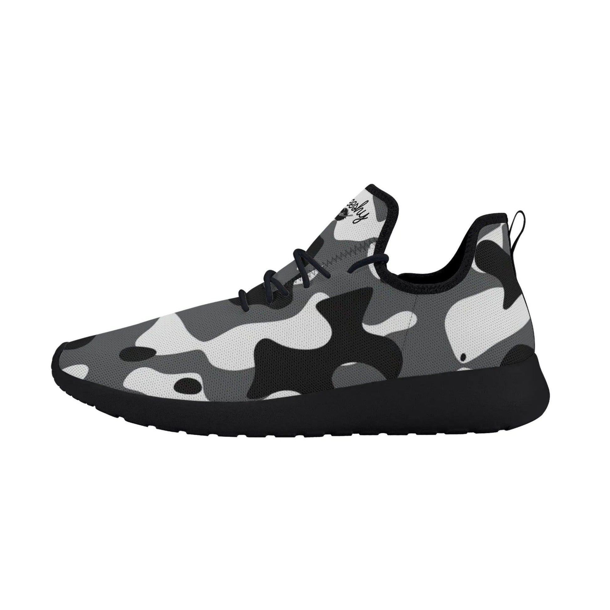 Schwarz Grau Weiß Camouflage Meeshy Lightweight Sneaker für Damen Sneaker 86.99 Camouflage, Damen, Lightweight, Meeshy, schwarz, Sneaker, Weiß JLR Design