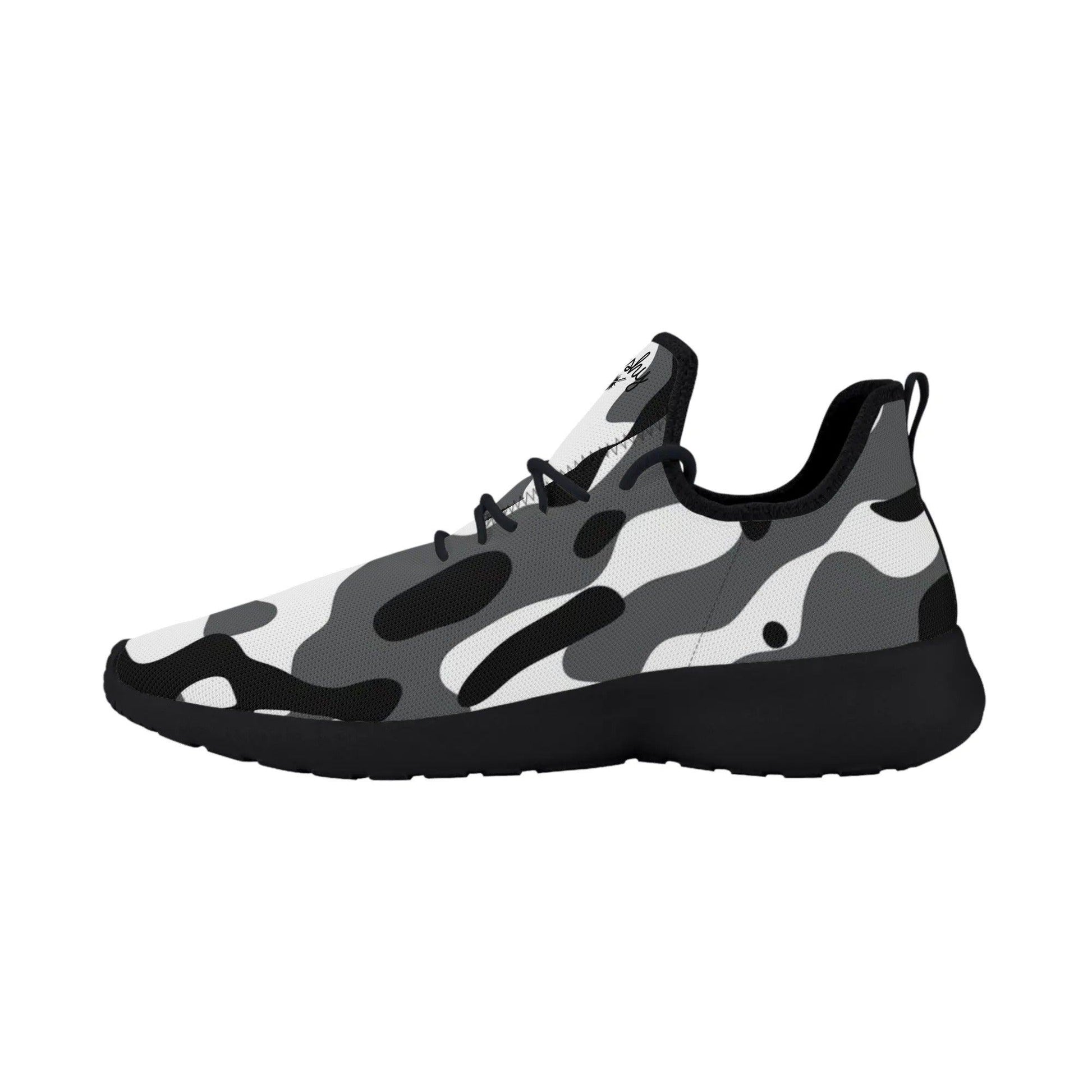 Schwarz Grau Weiß Camouflage Meeshy Lightweight Sneaker für Damen Sneaker 86.99 Camouflage, Damen, Lightweight, Meeshy, schwarz, Sneaker, Weiß JLR Design