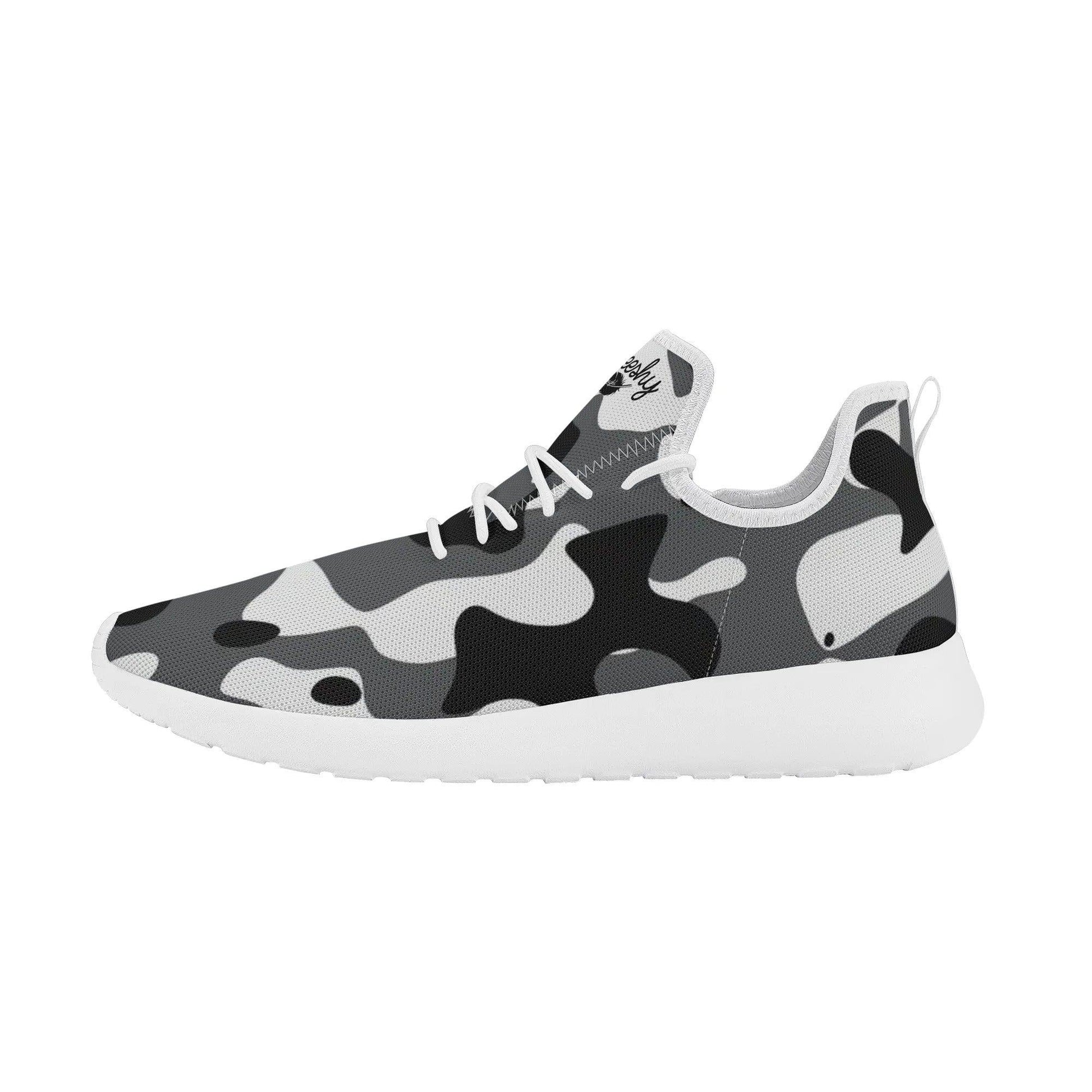 Schwarz Grau Weiß Camouflage Meeshy Lightweight Sneaker für Damen Sneaker 86.99 Camouflage, Damen, Lightweight, Meeshy, schwarz, Sneaker, Weiß JLR Design