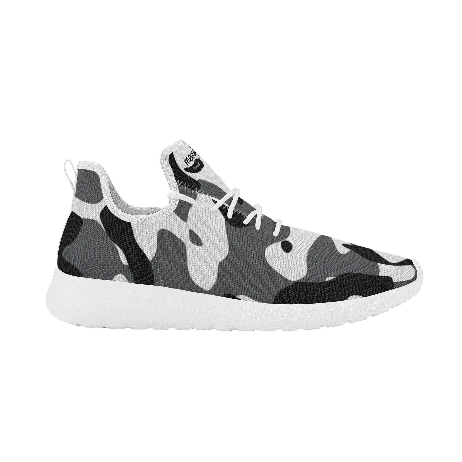 Schwarz Grau Weiß Camouflage Meeshy Lightweight Sneaker für Damen Sneaker 86.99 Camouflage, Damen, Lightweight, Meeshy, schwarz, Sneaker, Weiß JLR Design