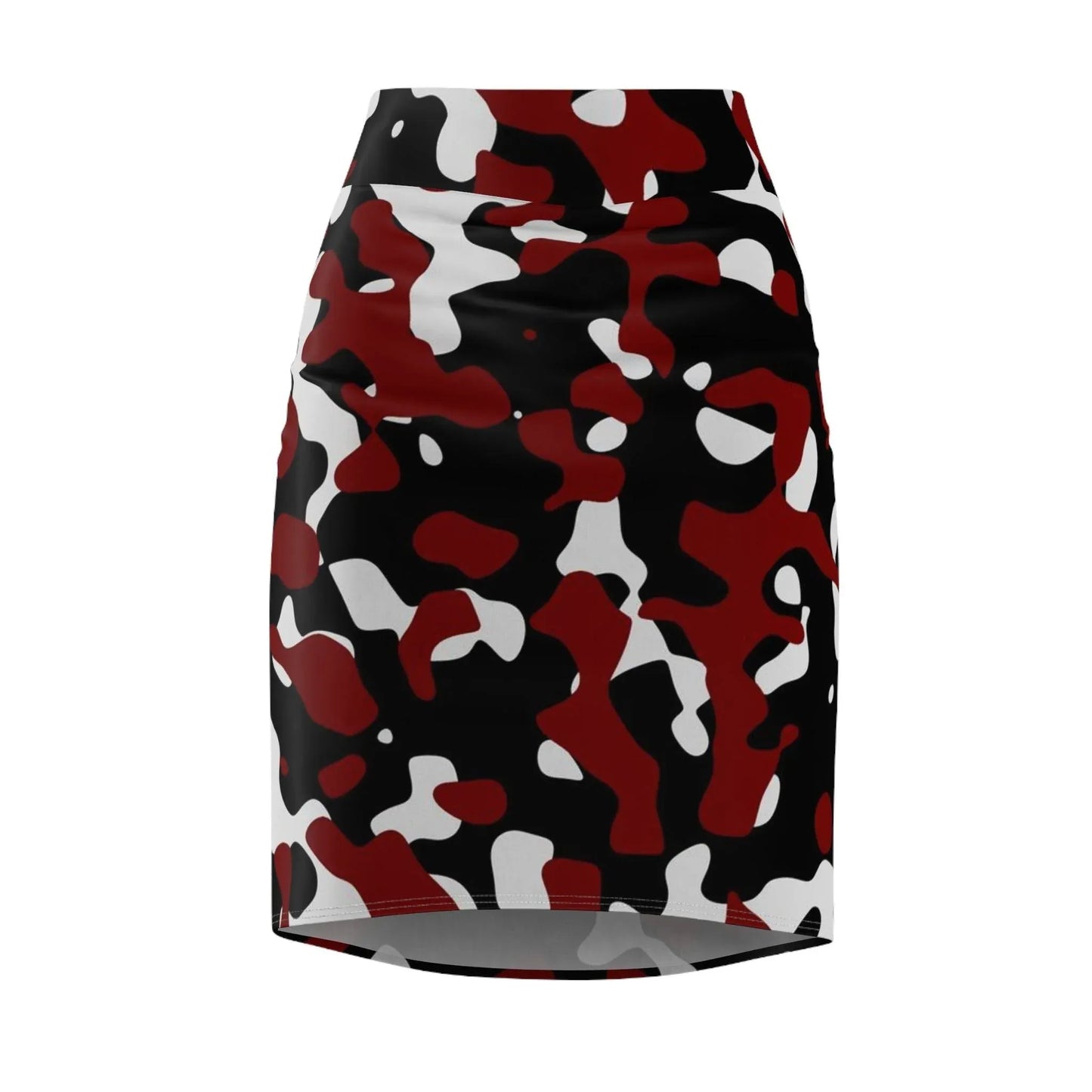 schwarz-rot-weiss-camouflage-bleistiftrock-bleistiftrock-jlr-design-97077 - JLR Design