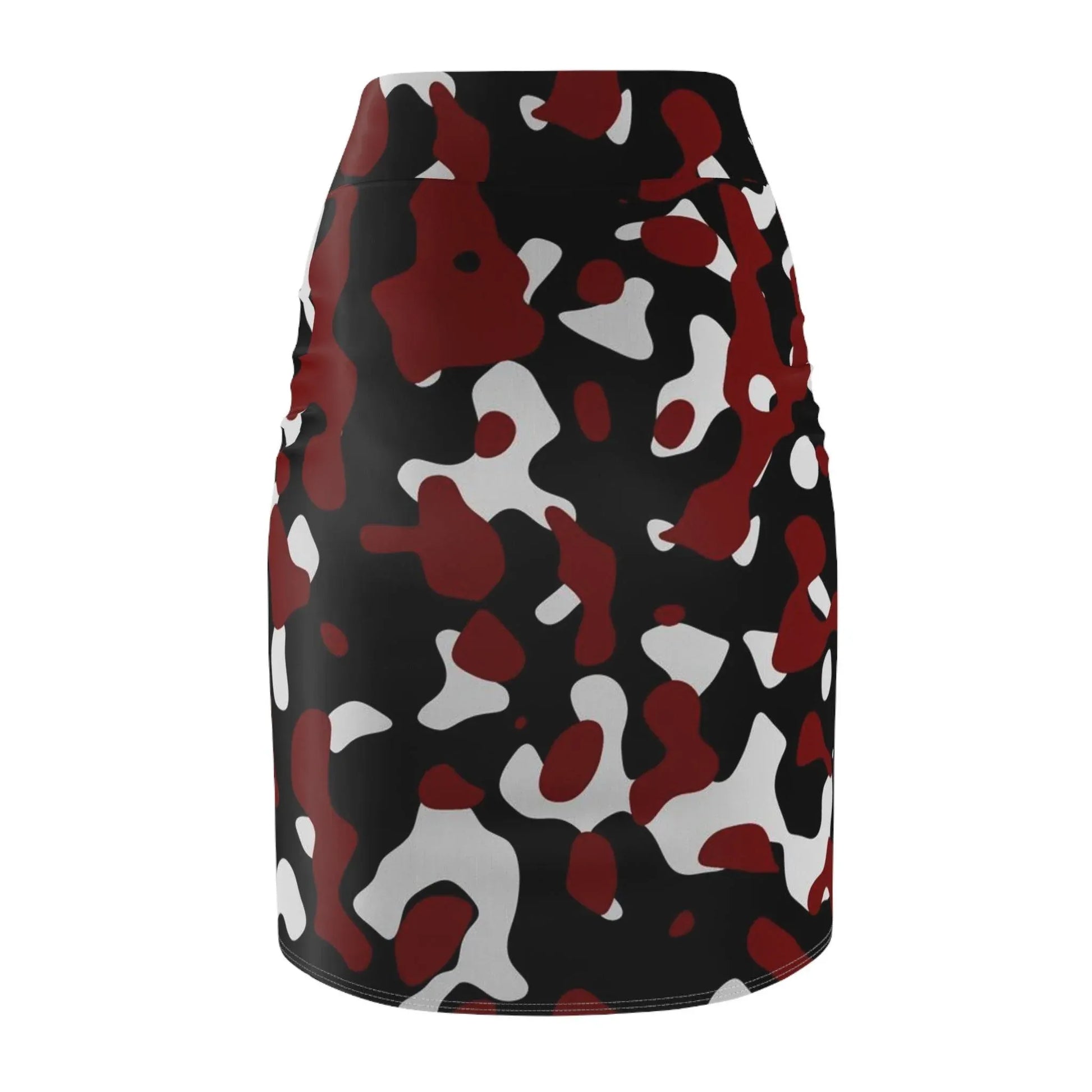 schwarz-rot-weiss-camouflage-bleistiftrock-bleistiftrock-jlr-design-54063 - JLR Design