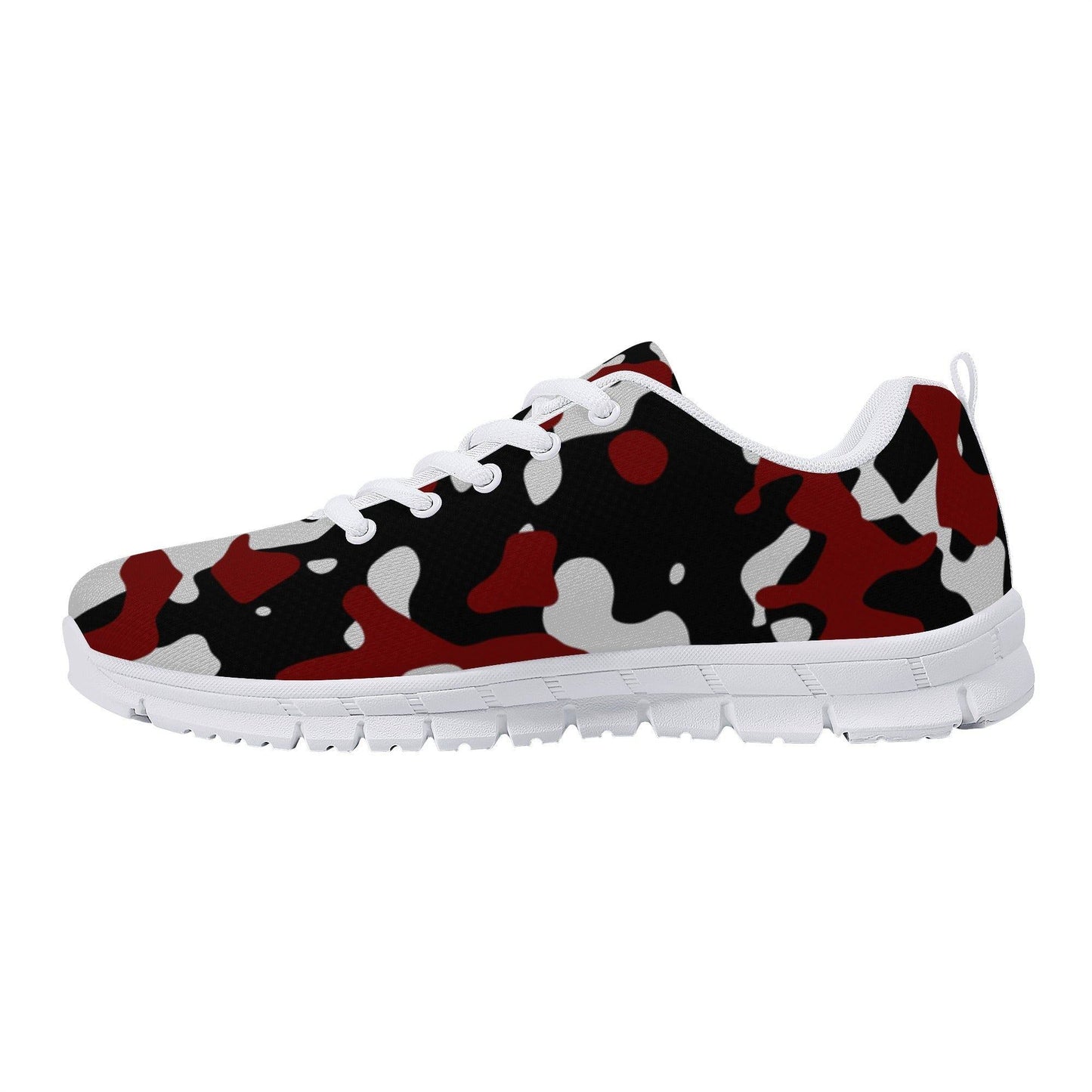 Schwarz Rot Weiß Camouflage Herren Laufschuhe Laufschuhe 77.99 Camouflage, Herren, Laufschuhe, Rot, Schwarz, Weiß JLR Design