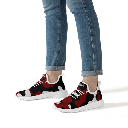 Schwarz Rot Weiß Camouflage Meeshy Lightweight Sneaker für Damen Sneaker 86.99 Camouflage, Damen, Lightweight, Meeshy, rot, schwarz, Sneaker, Weiß JLR Design