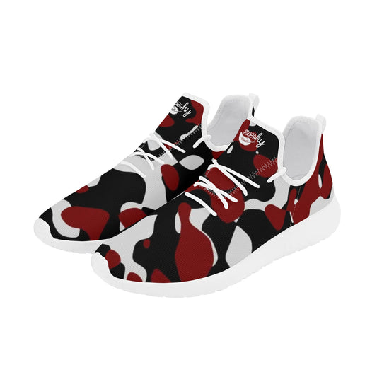 Schwarz Rot Weiß Camouflage Meeshy Lightweight Sneaker für Herren Sneaker 86.99 Camouflage, Herren, Lightweight, Meeshy, rot, schwarz, Sneaker, Weiß JLR Design