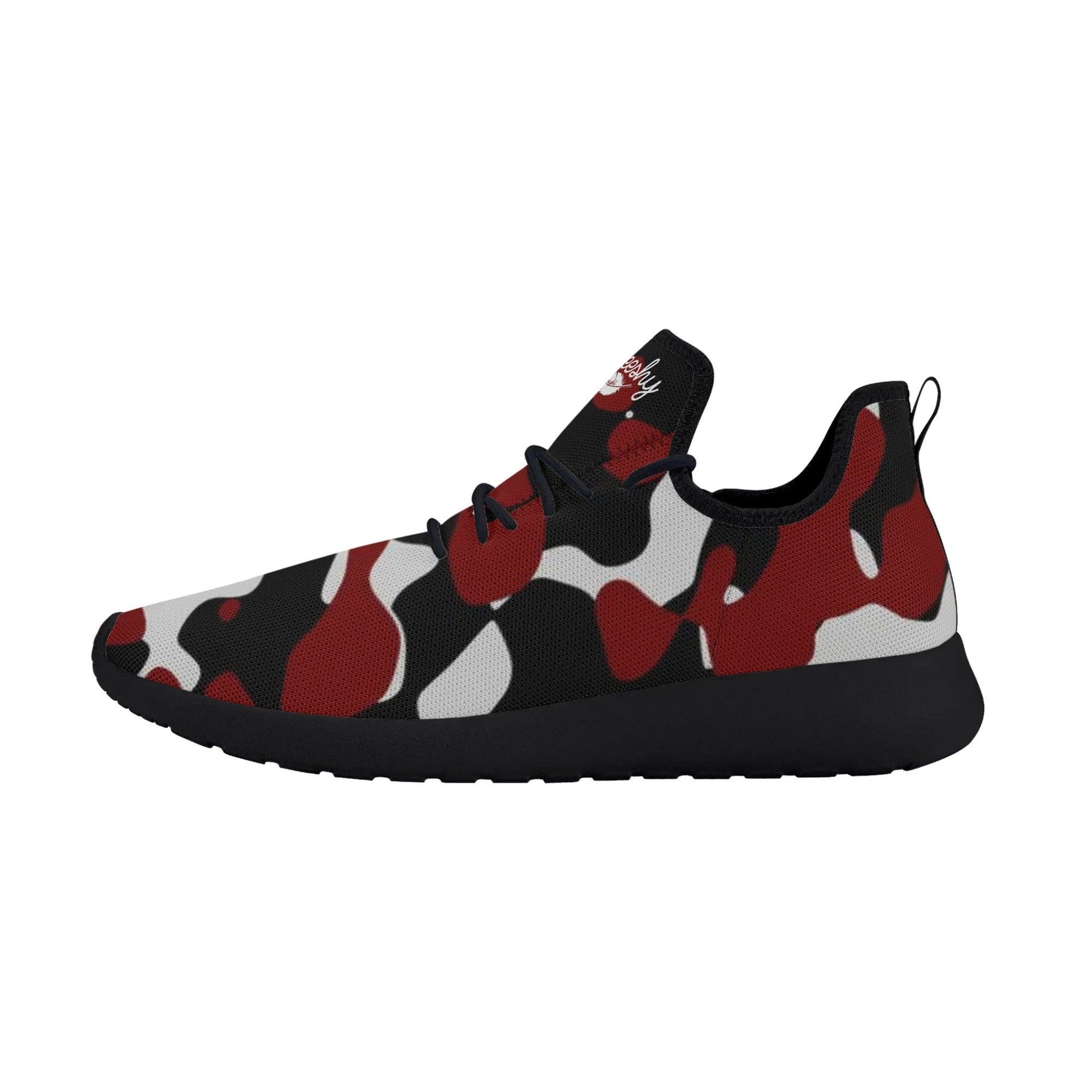 Schwarz Rot Weiß Camouflage Meeshy Lightweight Sneaker für Herren Sneaker 86.99 Camouflage, Herren, Lightweight, Meeshy, rot, schwarz, Sneaker, Weiß JLR Design