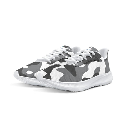Schwarz Weiß Camouflage AeroWave Performance Laufschuhe Sneakers JLR Design