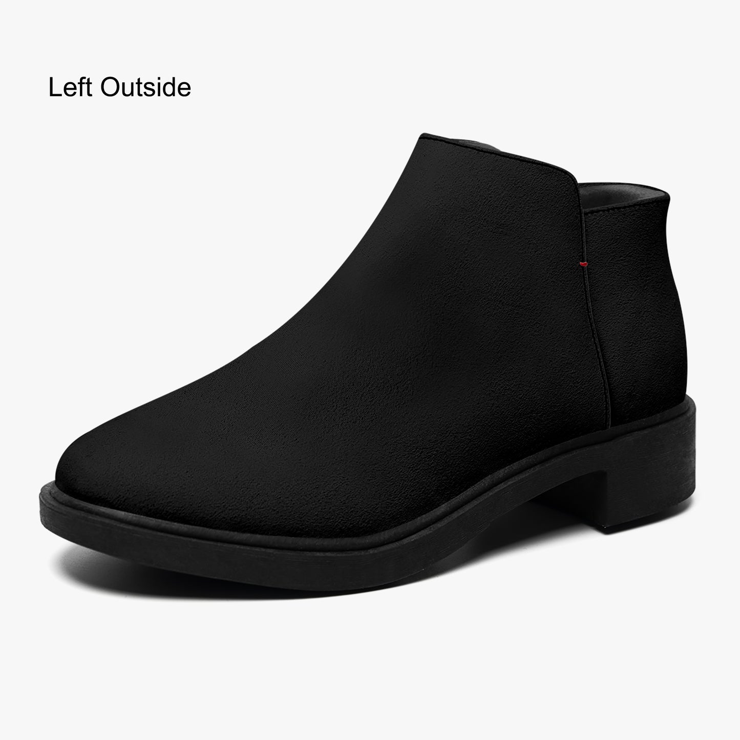 Schwarze elegante Reißverschluss-Stiefeletten Stiefeletten JLR Design