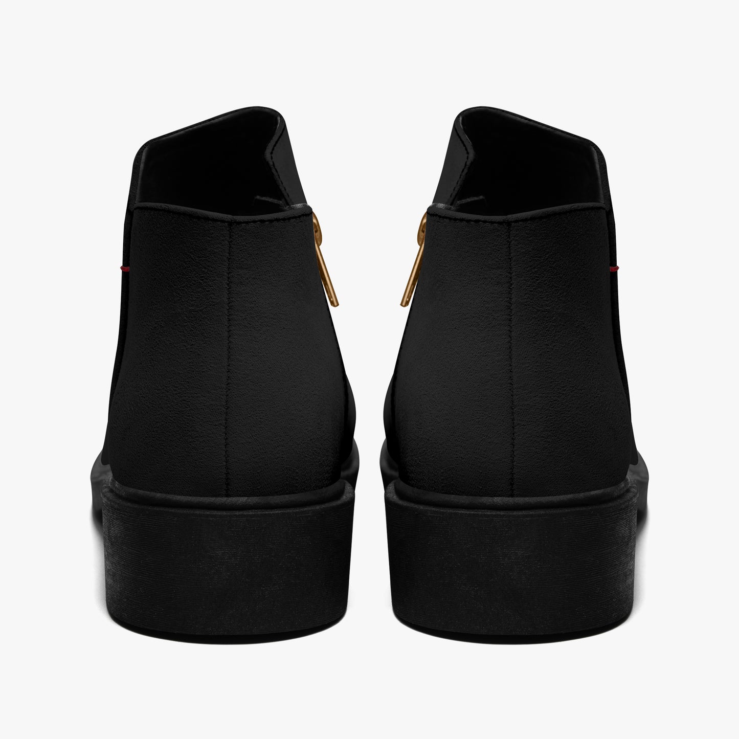 Schwarze elegante Reißverschluss-Stiefeletten Stiefeletten JLR Design