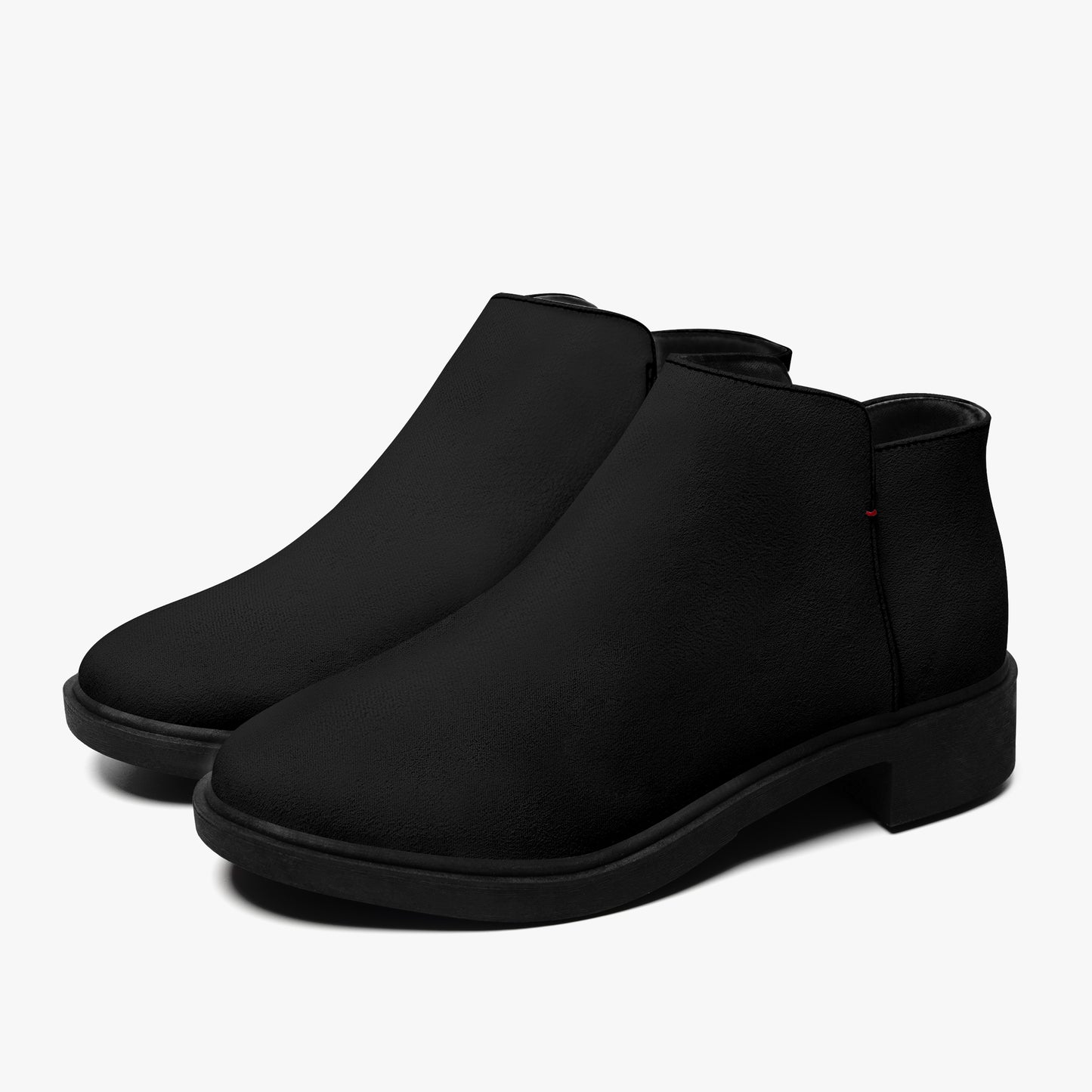 Schwarze elegante Reißverschluss-Stiefeletten Stiefeletten JLR Design