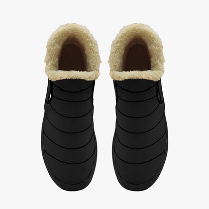 Schwarze Faux Fur Slipper Slipper JLR Design