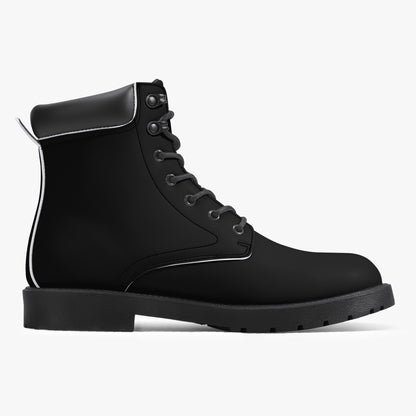 Schwarze Leder Boots | Stylische und Warme Winterstiefel Boots JLR Design