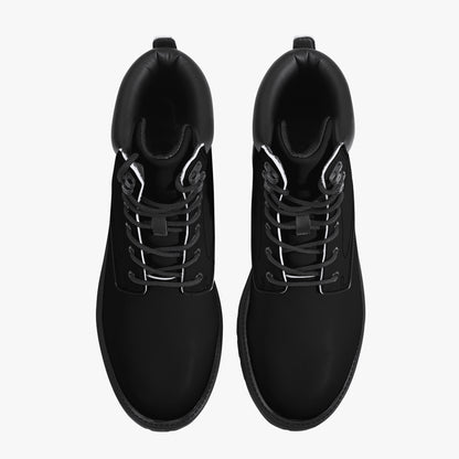 Schwarze Leder Boots | Stylische und Warme Winterstiefel Boots JLR Design