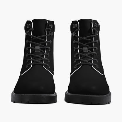 Schwarze Leder Boots | Stylische und Warme Winterstiefel Boots JLR Design