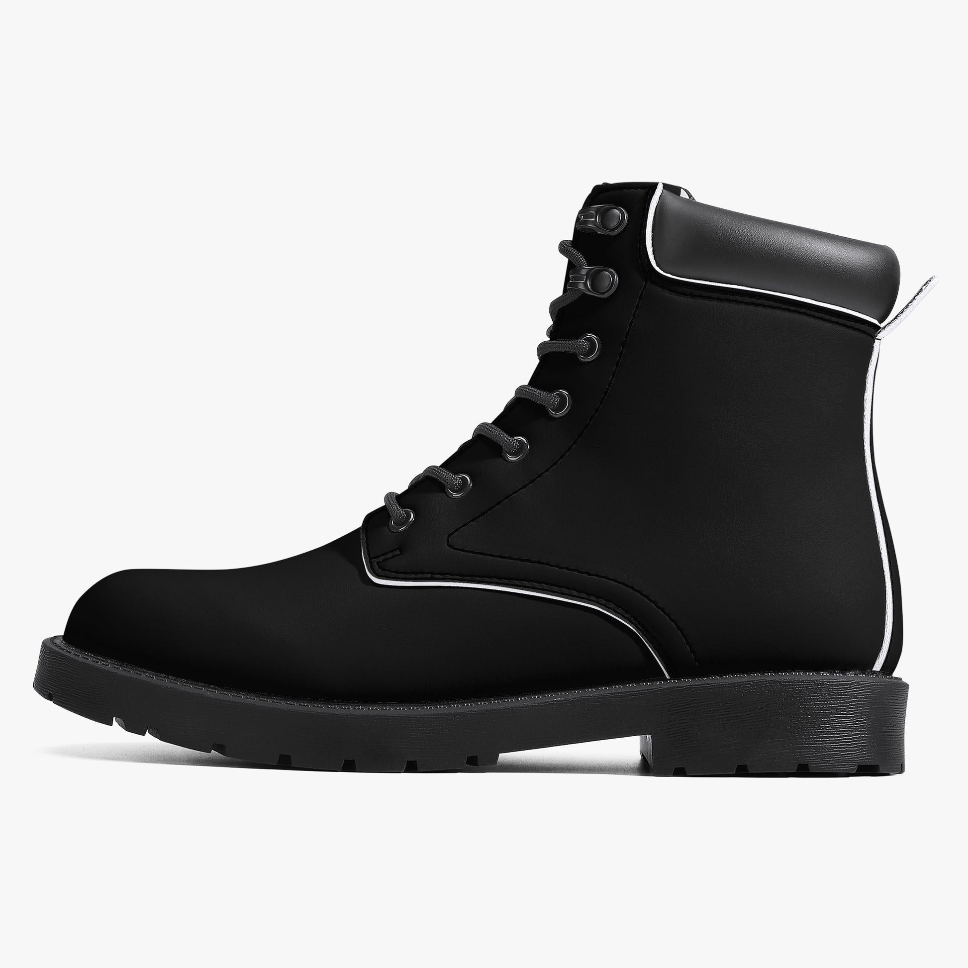 Schwarze Leder Boots | Stylische und Warme Winterstiefel Boots JLR Design