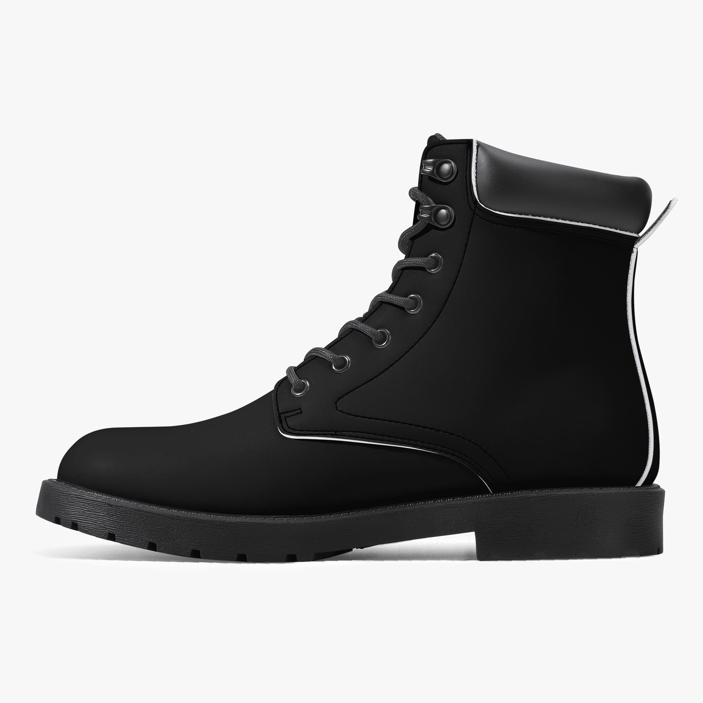 Schwarze Leder Boots | Stylische und Warme Winterstiefel Boots JLR Design