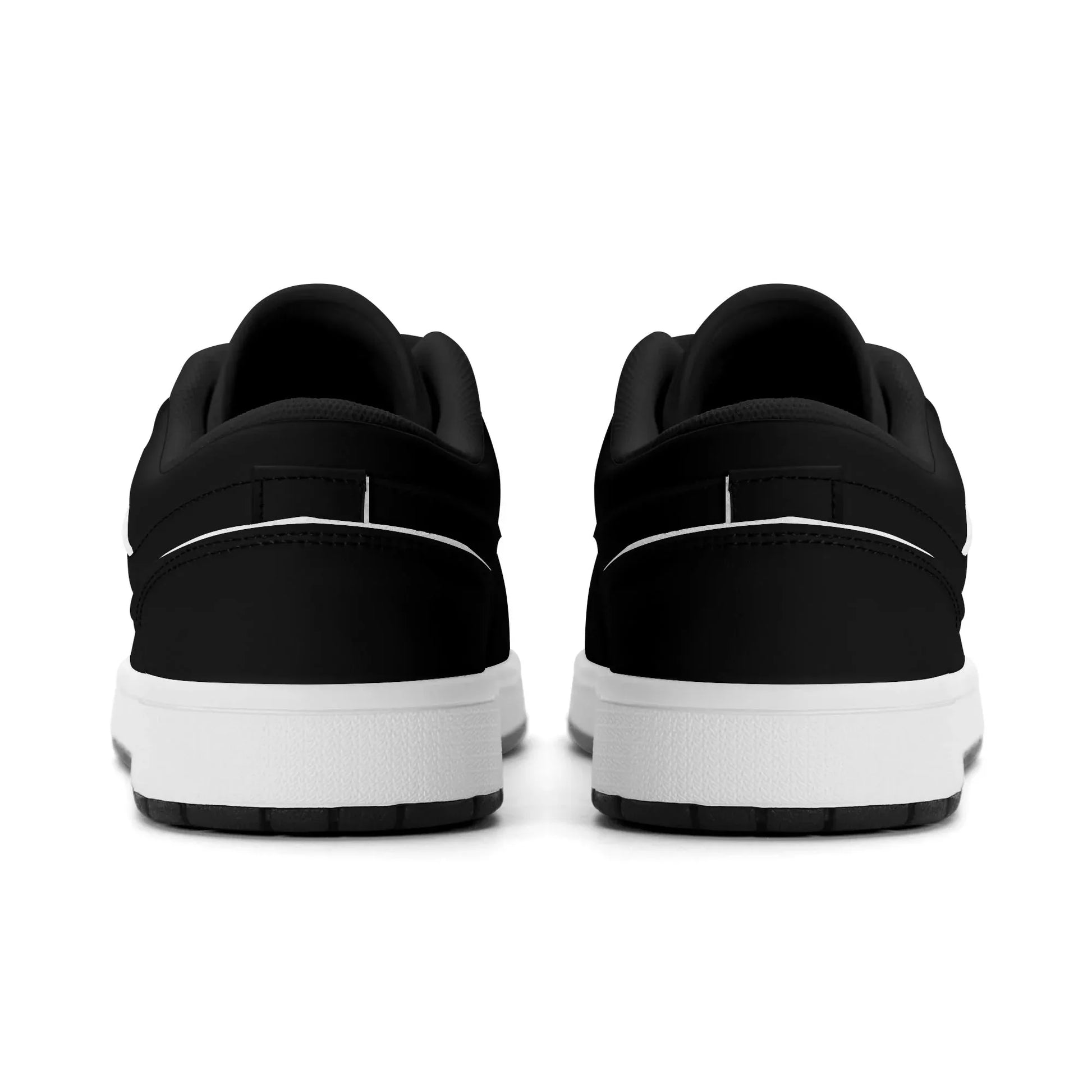 schwarze-low-top-leder-sneaker-fur-damen-sneaker-jlr-design-11094 - JLR Design