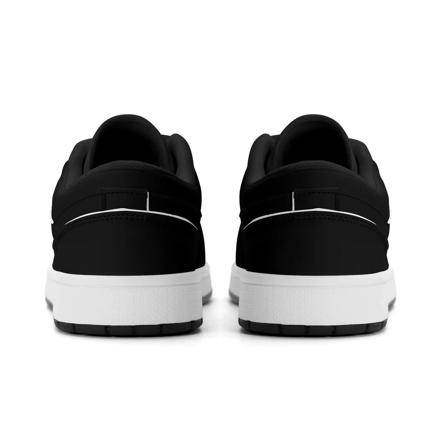 schwarze-low-top-leder-sneaker-fur-herren-sneaker-jlr-design-52593 - JLR Design