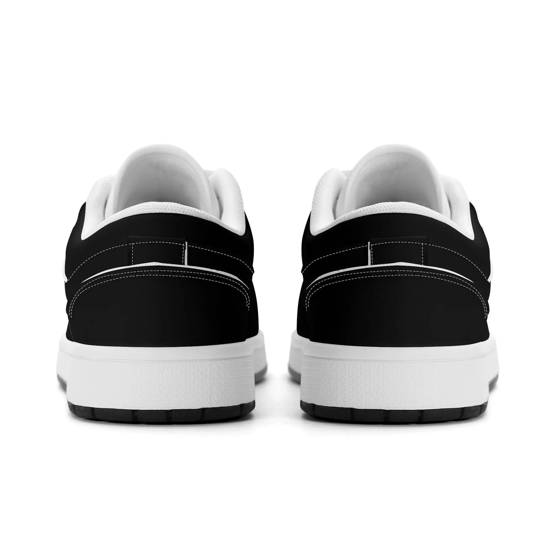 schwarze-low-top-leder-sneaker-fur-herren-sneaker-jlr-design-46838 - JLR Design