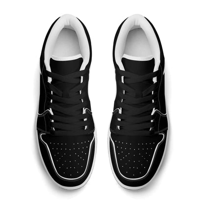 schwarze-low-top-leder-sneaker-fur-herren-sneaker-jlr-design-61706 - JLR Design