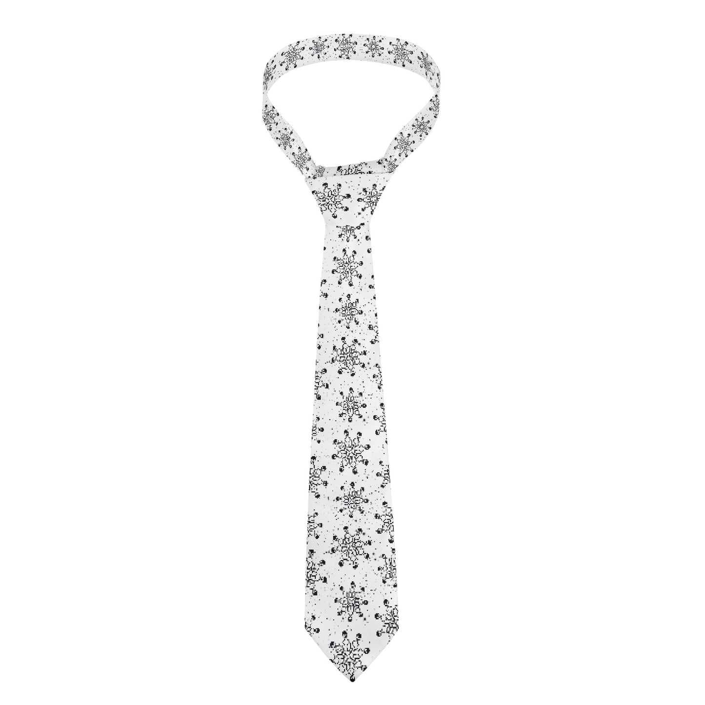 Schwarze Schneeflocken Krawatte Krawatte JLR Design