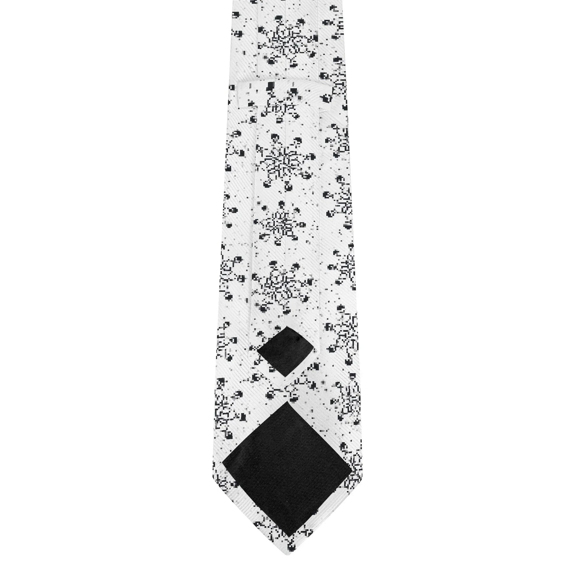 schwarze-schneeflocken-krawatte-krawatte-jlr-design-41029 - JLR Design
