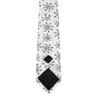 schwarze-schneeflocken-krawatte-krawatte-jlr-design-41029 - JLR Design