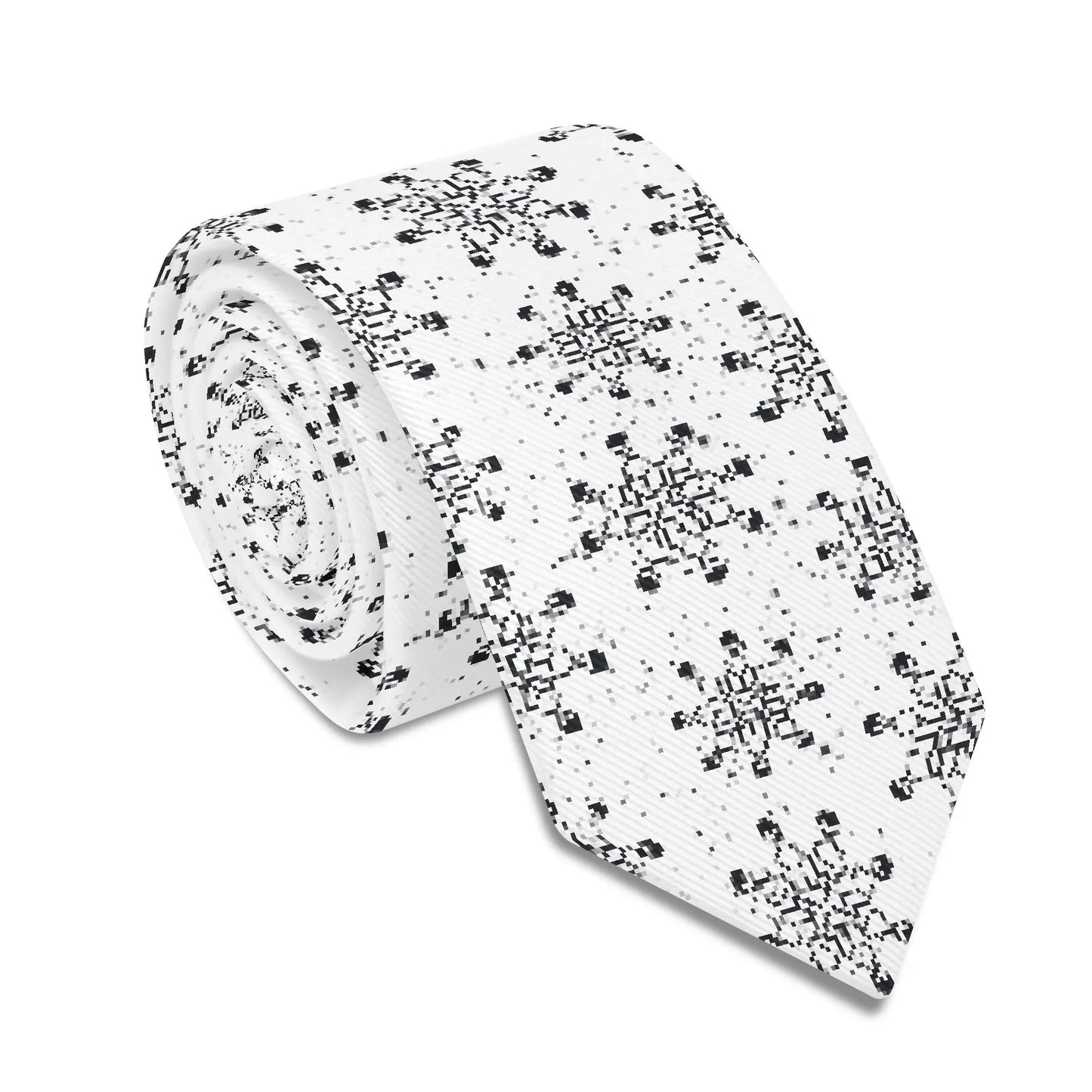schwarze-schneeflocken-krawatte-krawatte-jlr-design-66765 - JLR Design