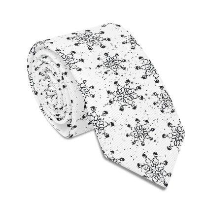 schwarze-schneeflocken-krawatte-krawatte-jlr-design-66765 - JLR Design