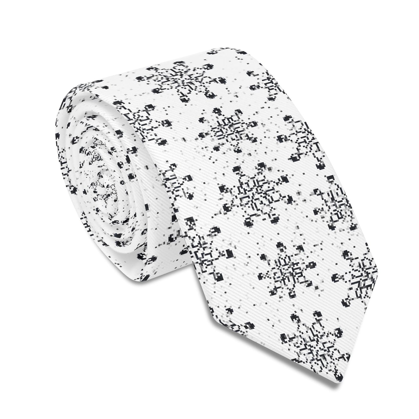 Schwarze Schneeflocken Krawatte Krawatte JLR Design