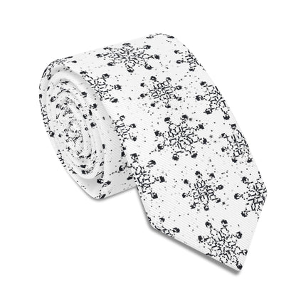 Schwarze Schneeflocken Krawatte Krawatte JLR Design