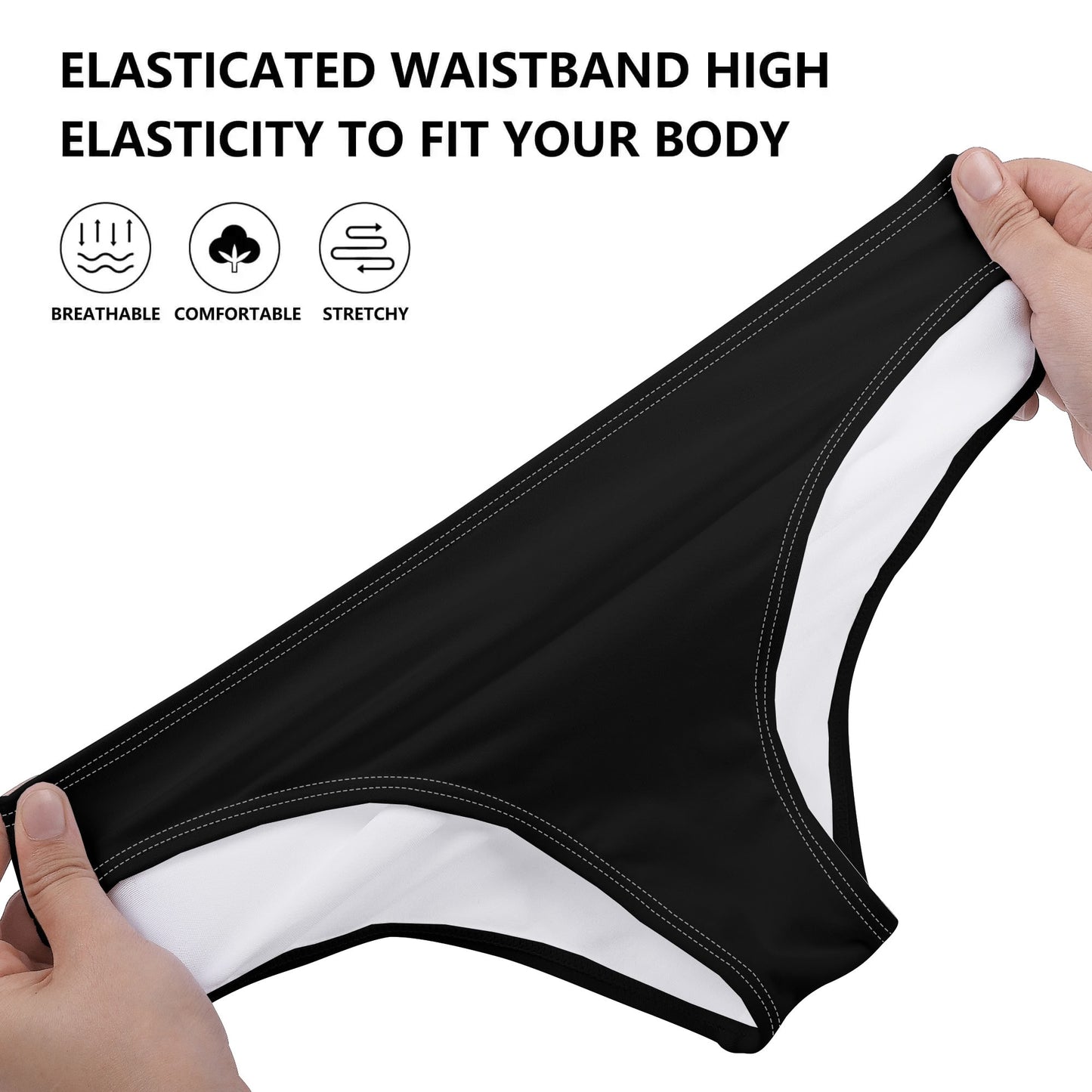 Schwarzer Damen Slip Damen Slip JLR Design