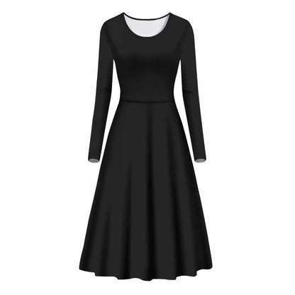 Schwarzer Long Sleeve Dress Long Sleeve Dress 49.99 Dress, Long, Schwarz, Sleeve JLR Design